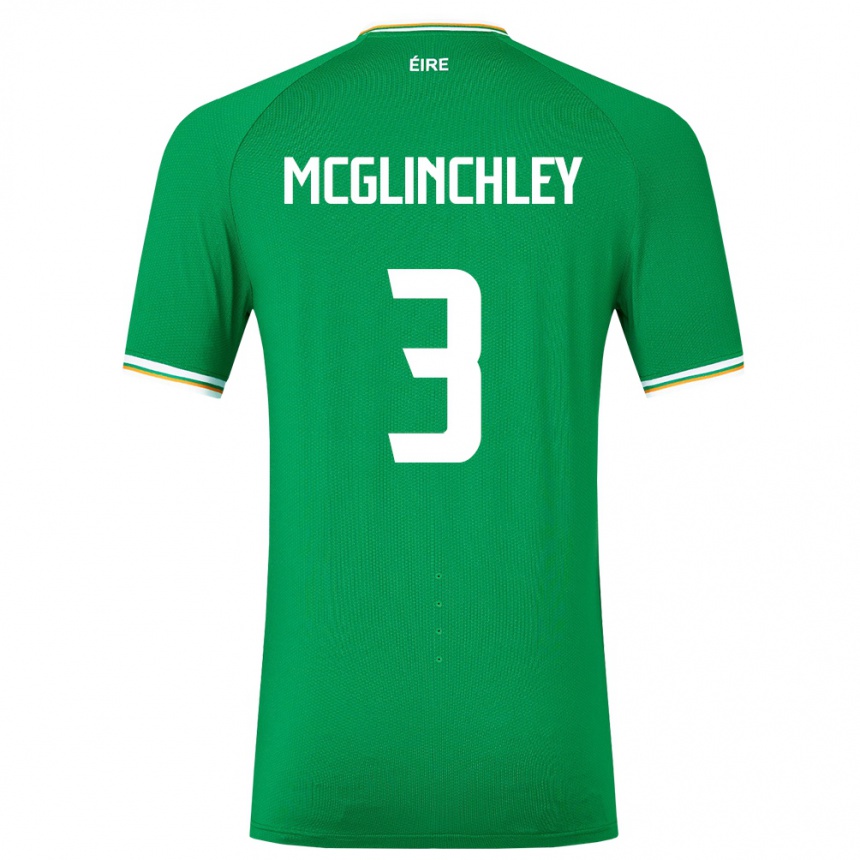 Kids Football Ireland Harry Mcglinchley #3 Green Home Jersey 24-26 T-Shirt Australia