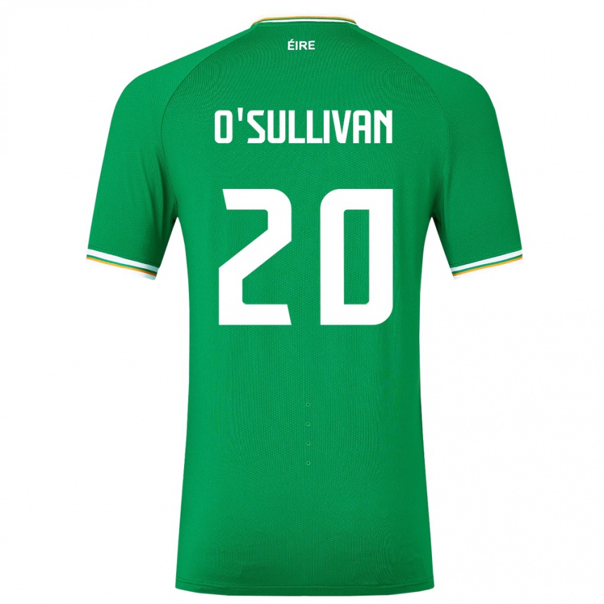 Kids Football Ireland Cathal O'sullivan #20 Green Home Jersey 24-26 T-Shirt Australia