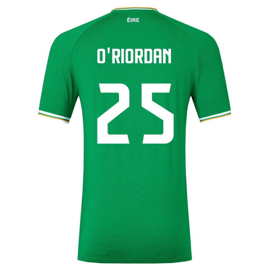 Kids Football Ireland Claire O'riordan #25 Green Home Jersey 24-26 T-Shirt Australia