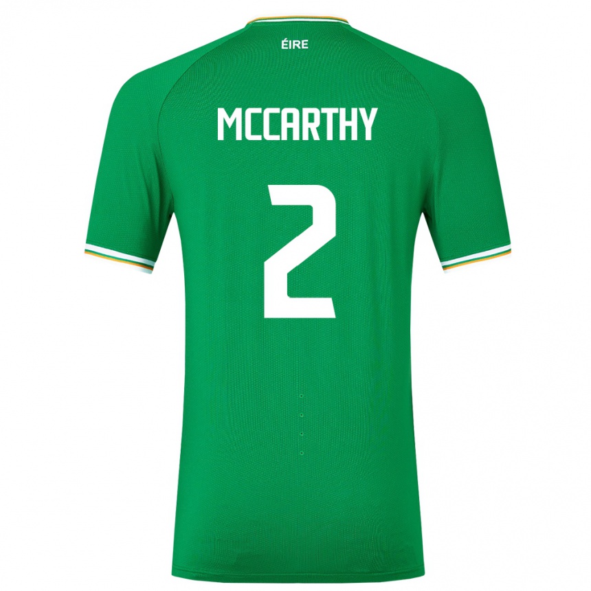 Kids Football Ireland Savannah Mccarthy #2 Green Home Jersey 24-26 T-Shirt Australia