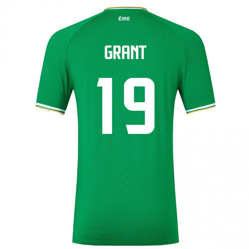 Kids Football Ireland Ciara Grant #19 Green Home Jersey 24-26 T-Shirt Australia