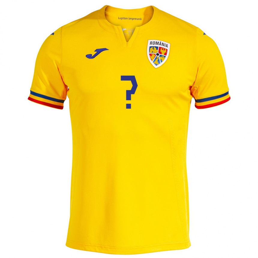 Kids Football Romania Iustin Doicaru #0 Yellow Home Jersey 24-26 T-Shirt Australia