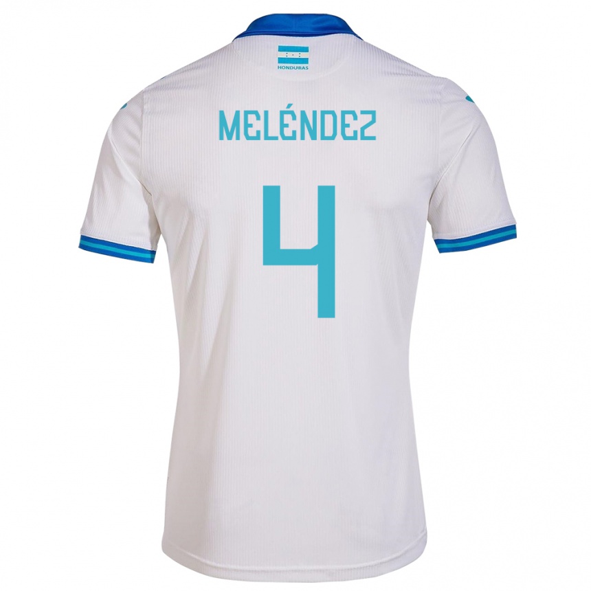 Kids Football Honduras Carlos Meléndez #4 White Home Jersey 24-26 T-Shirt Australia