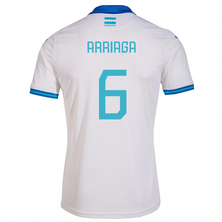 Kids Football Honduras Javier Arriaga #6 White Home Jersey 24-26 T-Shirt Australia