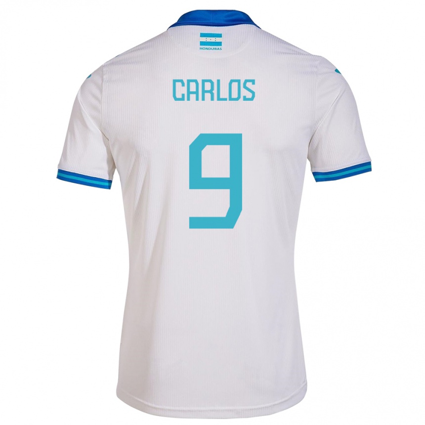 Kids Football Honduras Carlos Mejía #9 White Home Jersey 24-26 T-Shirt Australia