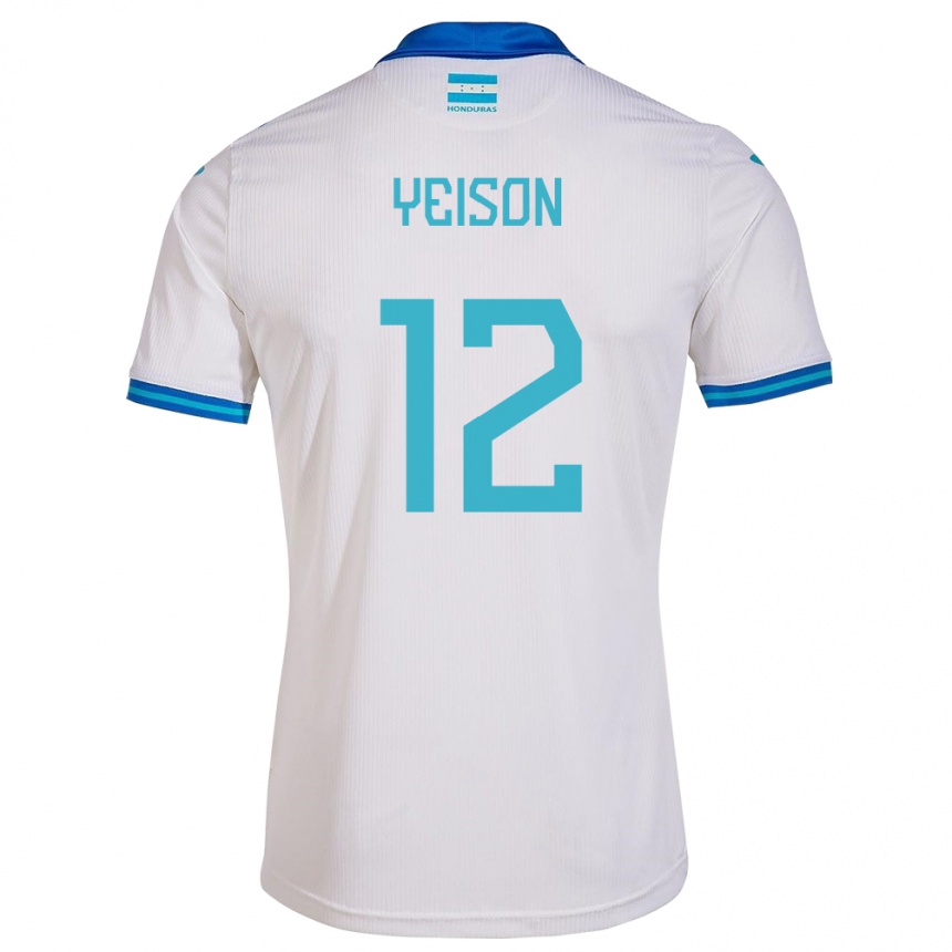 Kids Football Honduras Yeison Mejía #12 White Home Jersey 24-26 T-Shirt Australia