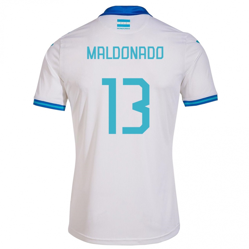 Kids Football Honduras Edwin Maldonado #13 White Home Jersey 24-26 T-Shirt Australia