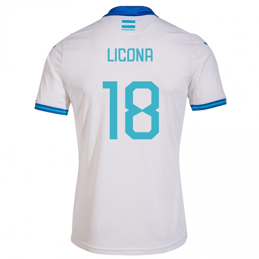 Kids Football Honduras Marlon Licona #18 White Home Jersey 24-26 T-Shirt Australia