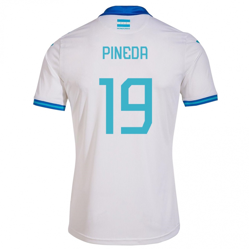 Kids Football Honduras Carlos Pineda #19 White Home Jersey 24-26 T-Shirt Australia