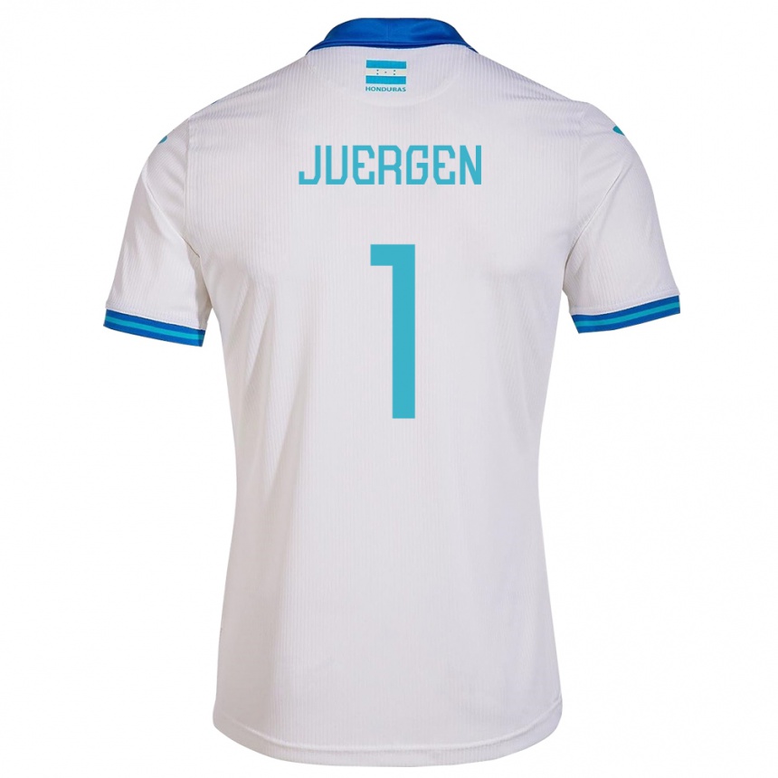 Kids Football Honduras Juergen García #1 White Home Jersey 24-26 T-Shirt Australia