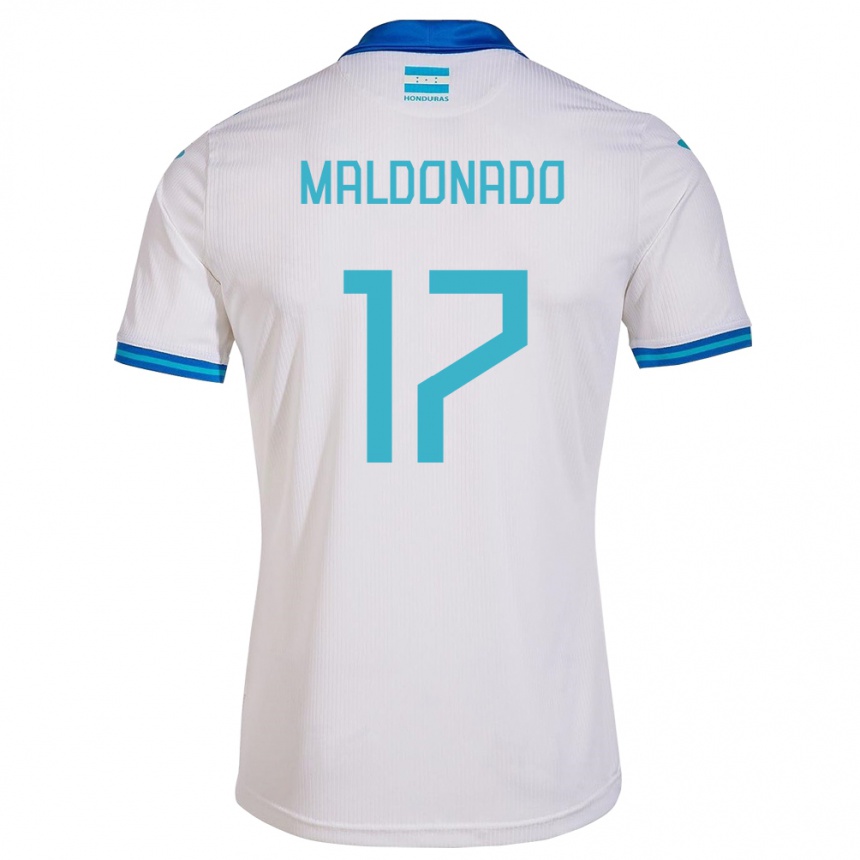 Kids Football Honduras Axel Maldonado #17 White Home Jersey 24-26 T-Shirt Australia