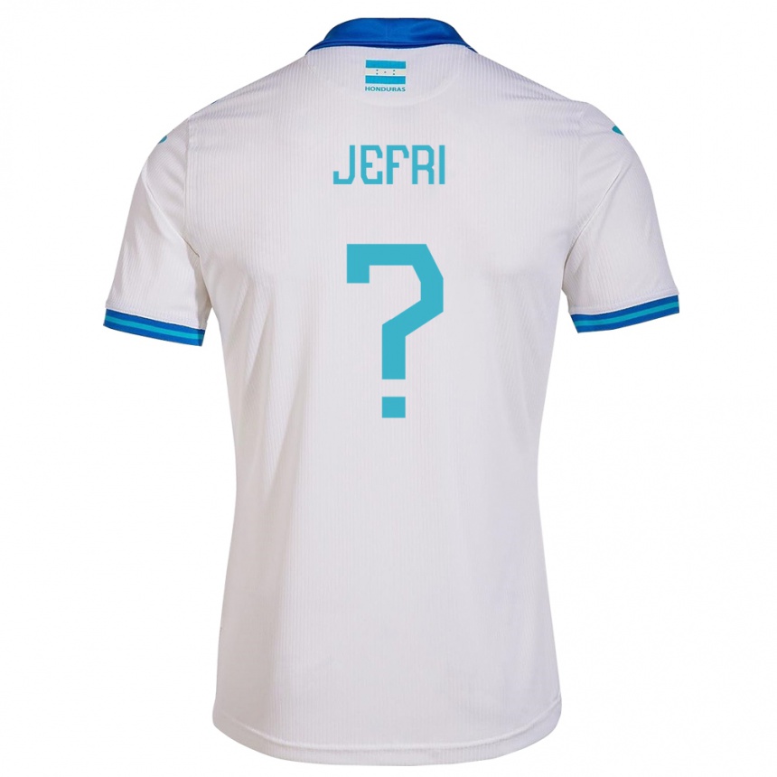 Kids Football Honduras Jefri Martínez #0 White Home Jersey 24-26 T-Shirt Australia