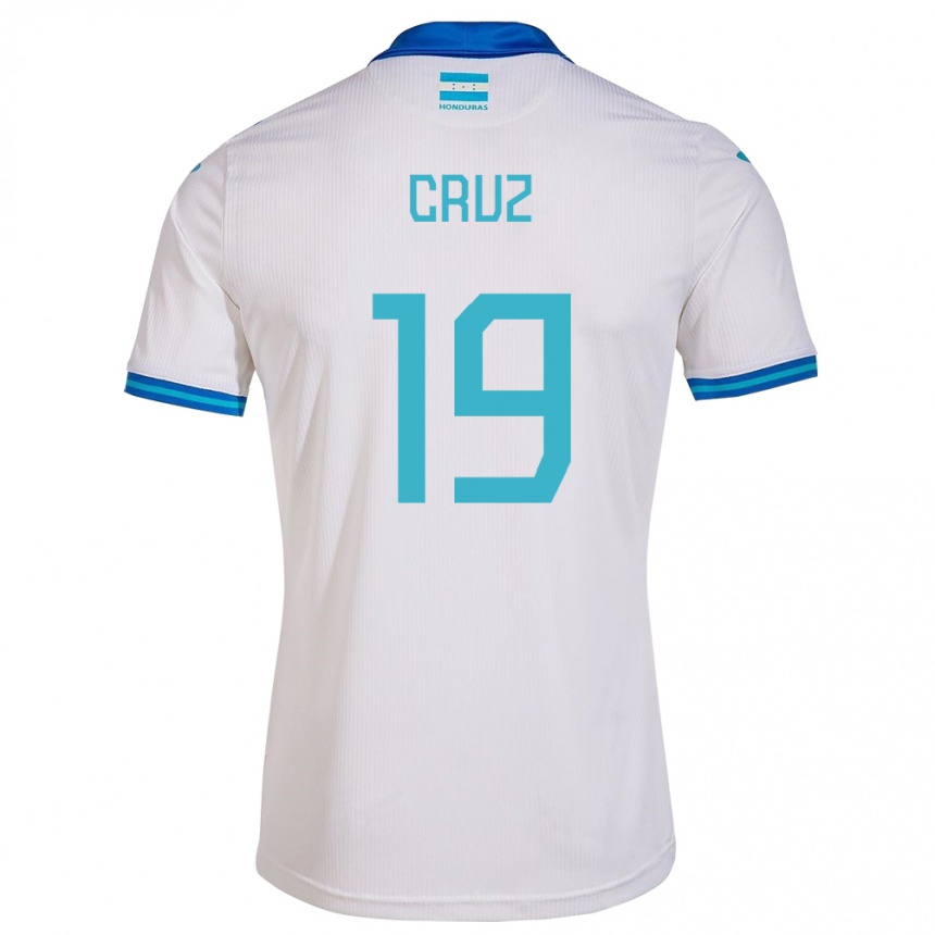 Kids Football Honduras Russel Cruz #19 White Home Jersey 24-26 T-Shirt Australia