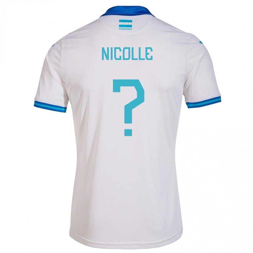 Kids Football Honduras Nicolle García #0 White Home Jersey 24-26 T-Shirt Australia