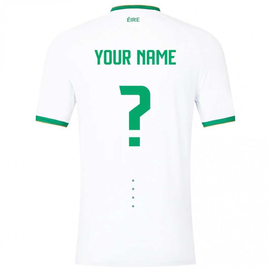 Kids Football Ireland Your Name #0 White Away Jersey 24-26 T-Shirt Australia