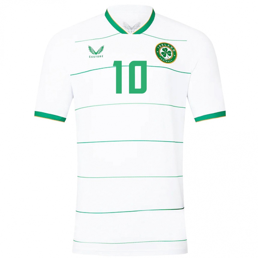 Kids Football Ireland Harry Vaughan #10 White Away Jersey 24-26 T-Shirt Australia