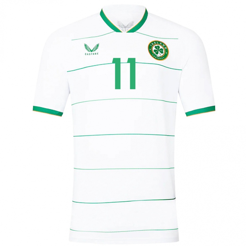 Kids Football Ireland Katie Mccabe #11 White Away Jersey 24-26 T-Shirt Australia