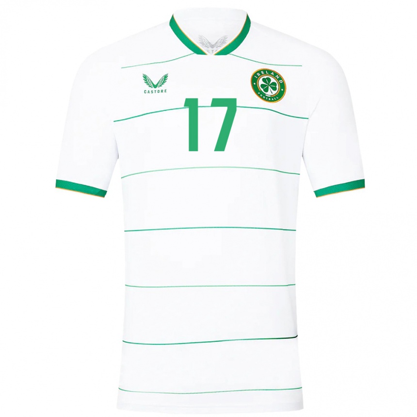 Kids Football Ireland Darius Lipsiuc #17 White Away Jersey 24-26 T-Shirt Australia