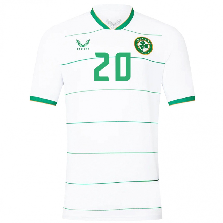 Kids Football Ireland Glenn Mcconnell #20 White Away Jersey 24-26 T-Shirt Australia