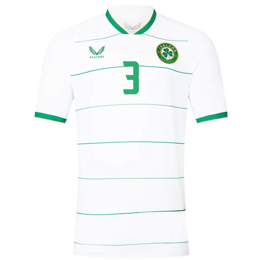 Kids Football Ireland Ryan Manning #3 White Away Jersey 24-26 T-Shirt Australia