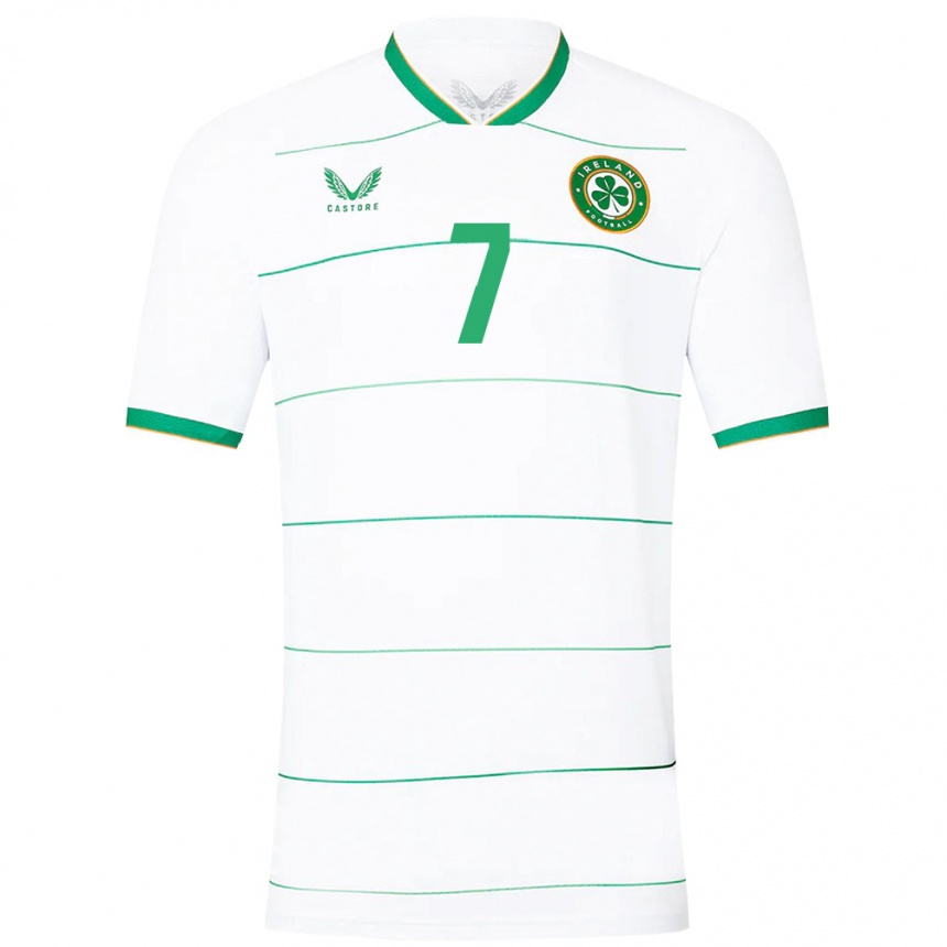 Kids Football Ireland Aidomo Emakhu #7 White Away Jersey 24-26 T-Shirt Australia