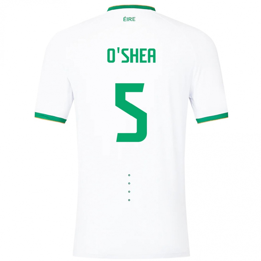 Kids Football Ireland Dara O'shea #5 White Away Jersey 24-26 T-Shirt Australia