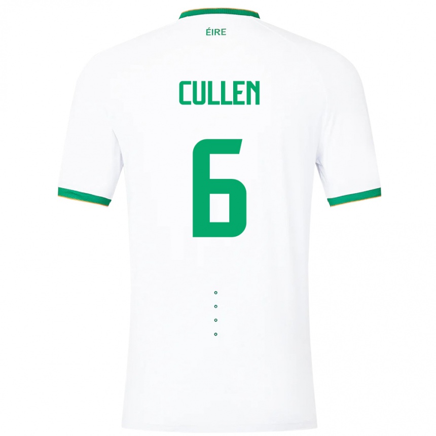 Kids Football Ireland Josh Cullen #6 White Away Jersey 24-26 T-Shirt Australia