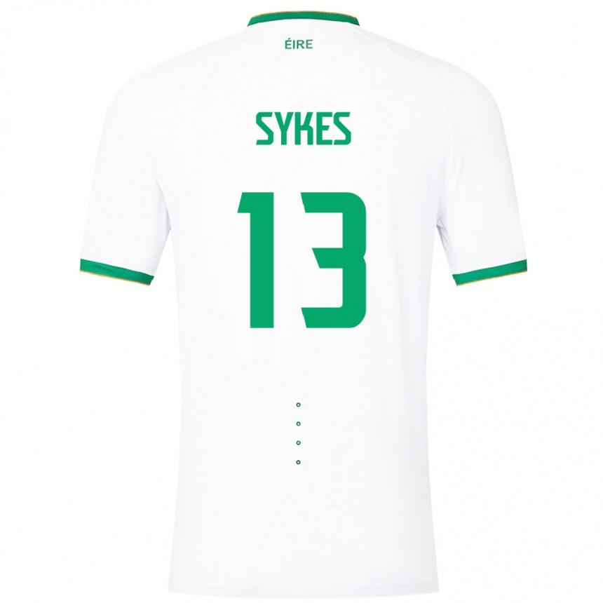 Kids Football Ireland Mark Sykes #13 White Away Jersey 24-26 T-Shirt Australia