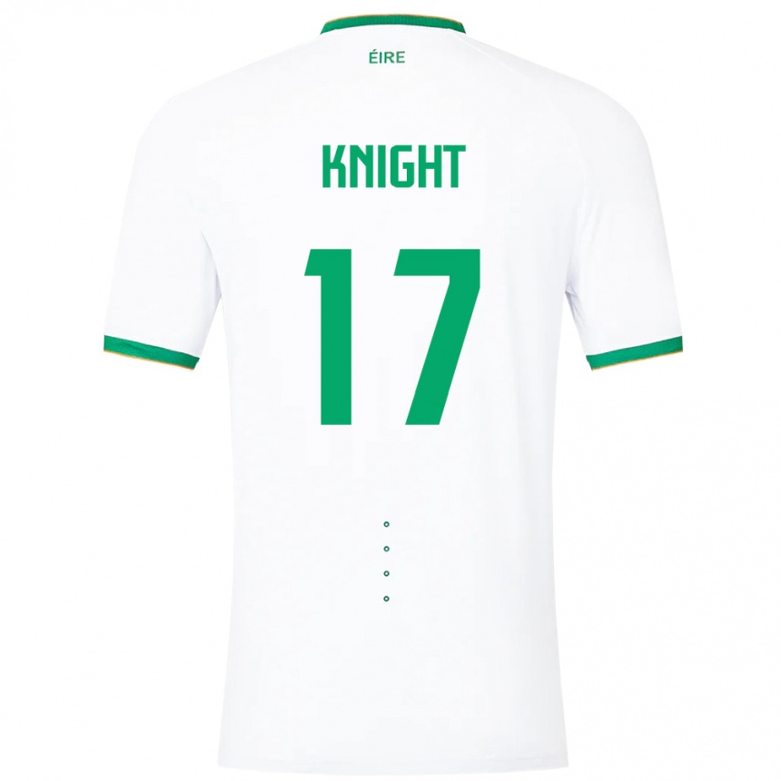 Kids Football Ireland Jason Knight #17 White Away Jersey 24-26 T-Shirt Australia