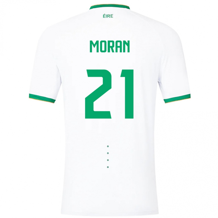 Kids Football Ireland Andy Moran #21 White Away Jersey 24-26 T-Shirt Australia