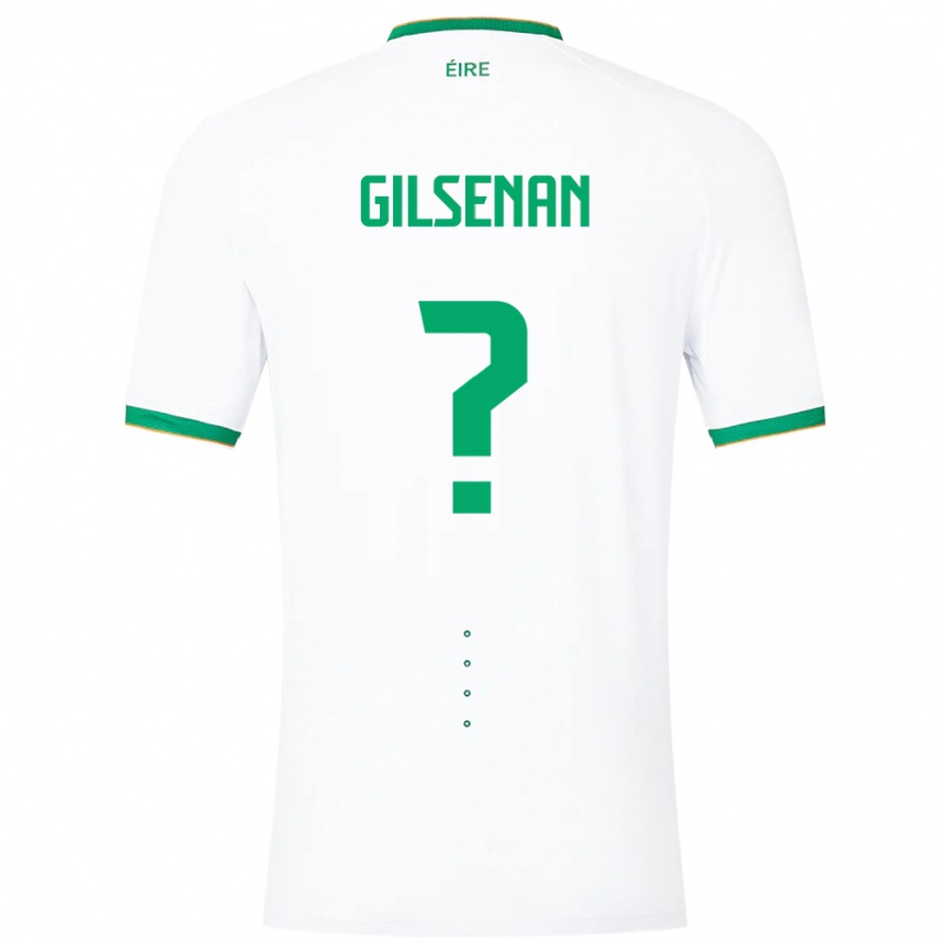 Kids Football Ireland Zak Gilsenan #0 White Away Jersey 24-26 T-Shirt Australia