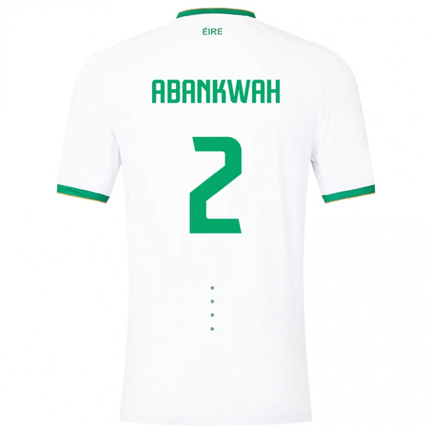 Kids Football Ireland James Abankwah #2 White Away Jersey 24-26 T-Shirt Australia