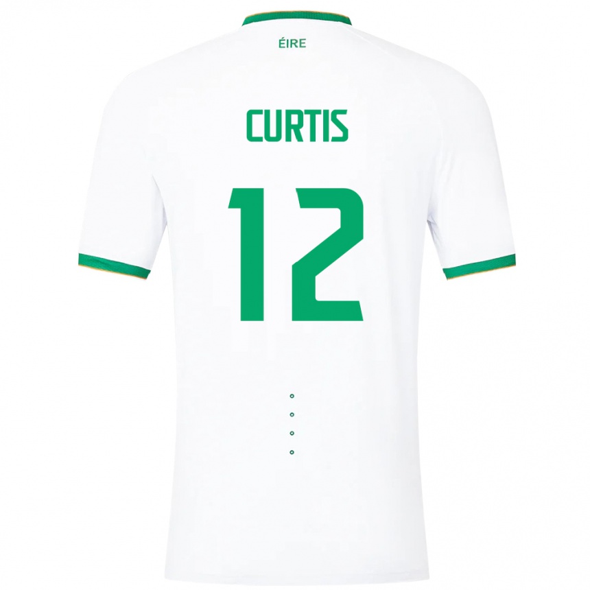 Kids Football Ireland Sam Curtis #12 White Away Jersey 24-26 T-Shirt Australia