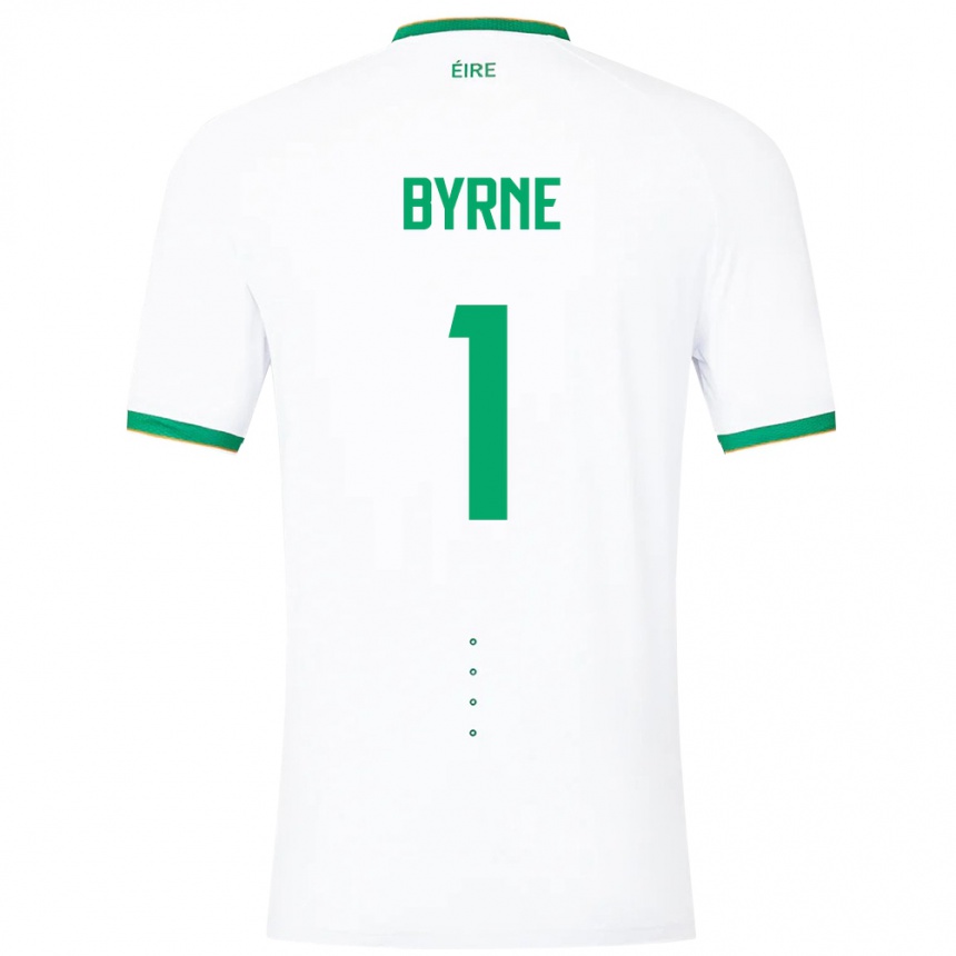 Kids Football Ireland Reece Byrne #1 White Away Jersey 24-26 T-Shirt Australia