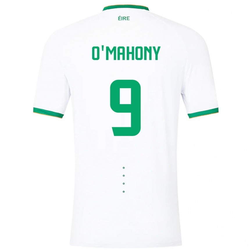 Kids Football Ireland Mark O'mahony #9 White Away Jersey 24-26 T-Shirt Australia