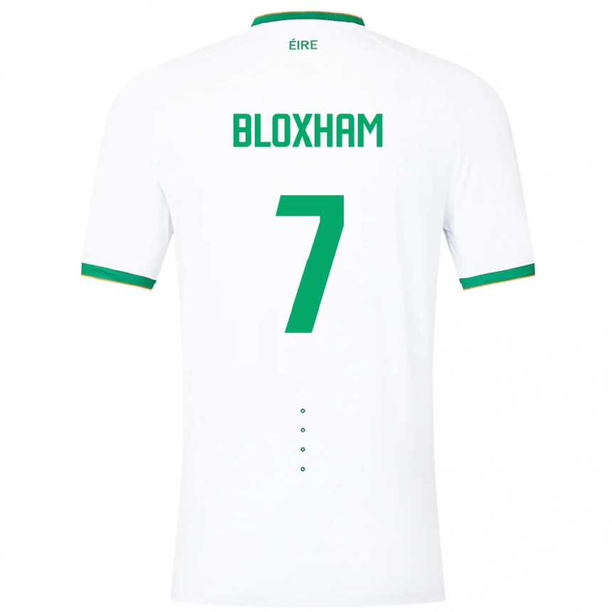 Kids Football Ireland Tom Bloxham #7 White Away Jersey 24-26 T-Shirt Australia