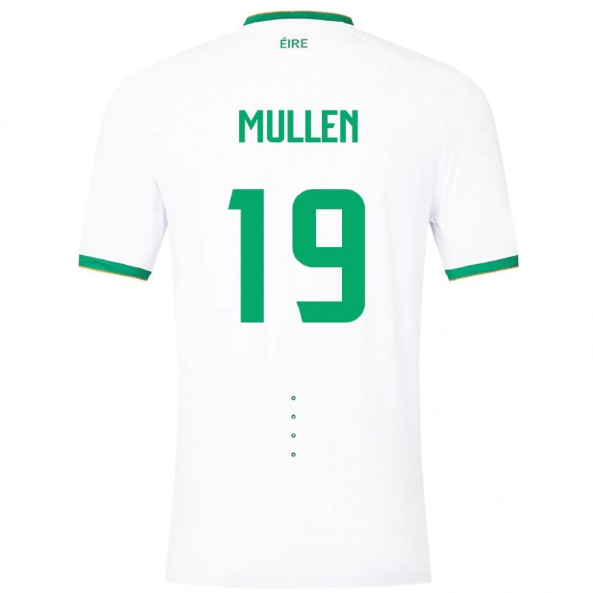 Kids Football Ireland Senan Mullen #19 White Away Jersey 24-26 T-Shirt Australia