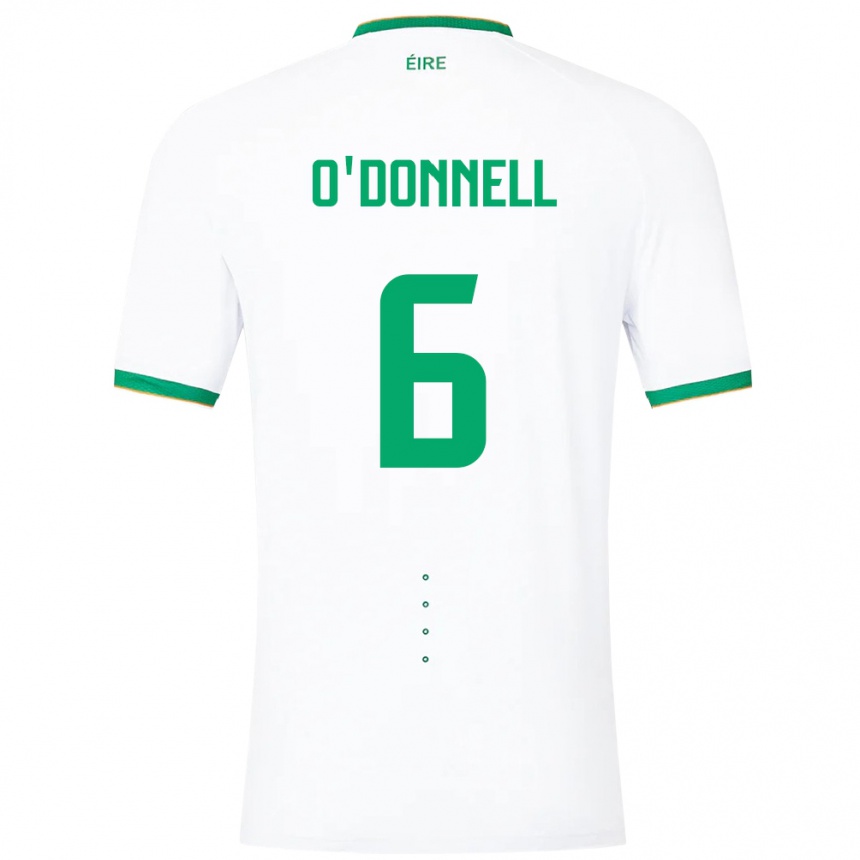 Kids Football Ireland Luke O'donnell #6 White Away Jersey 24-26 T-Shirt Australia