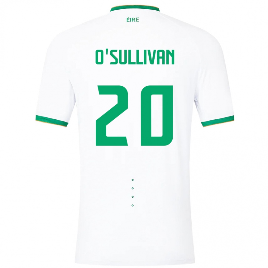 Kids Football Ireland Cathal O'sullivan #20 White Away Jersey 24-26 T-Shirt Australia