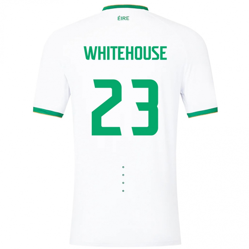 Kids Football Ireland Sophie Whitehouse #23 White Away Jersey 24-26 T-Shirt Australia