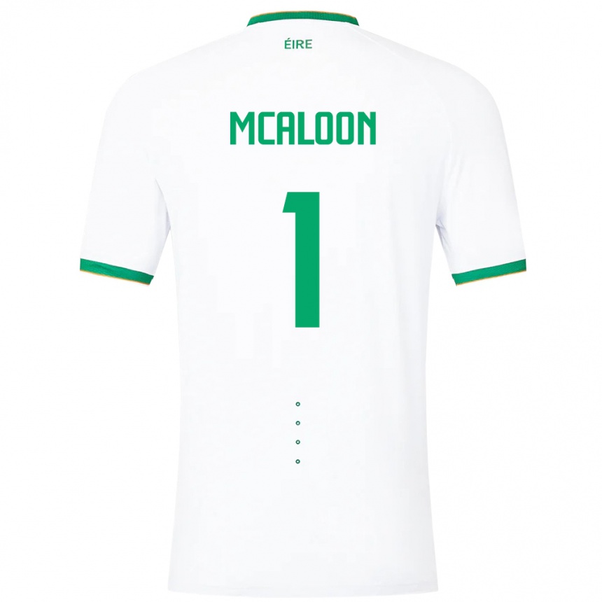 Kids Football Ireland Naoisha Mcaloon #1 White Away Jersey 24-26 T-Shirt Australia