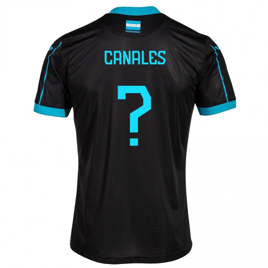 Kids Football Honduras Cristian Canales #0 Black Away Jersey 24-26 T-Shirt Australia