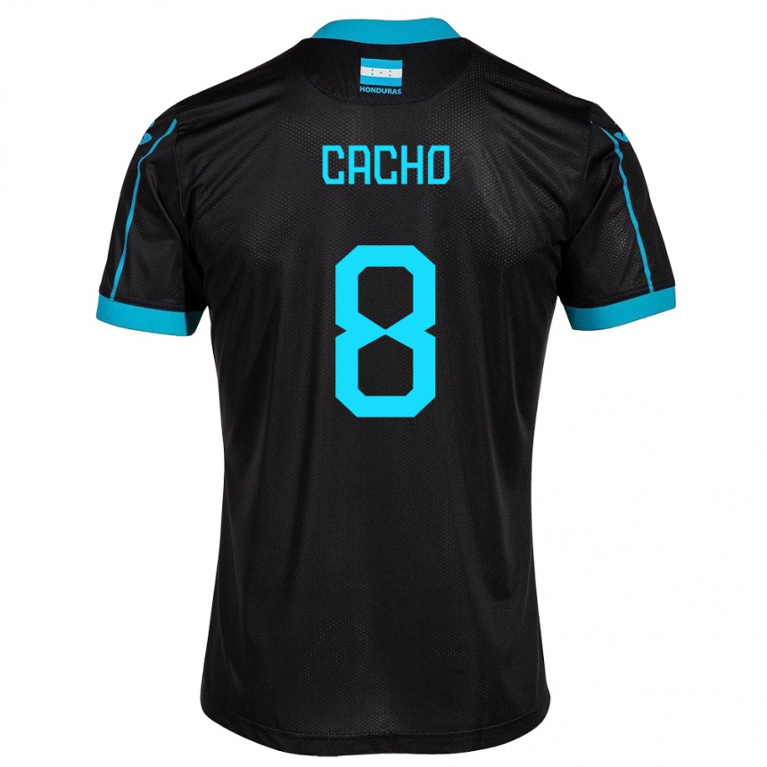 Kids Football Honduras Daylor Cacho #8 Black Away Jersey 24-26 T-Shirt Australia