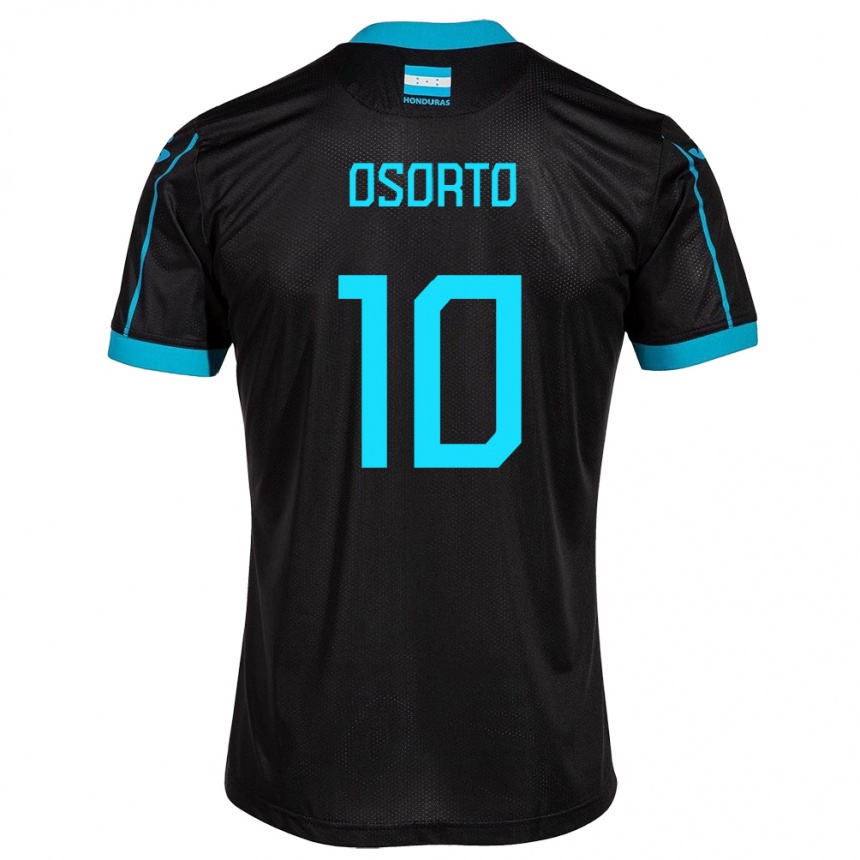 Kids Football Honduras Roberto Osorto #10 Black Away Jersey 24-26 T-Shirt Australia