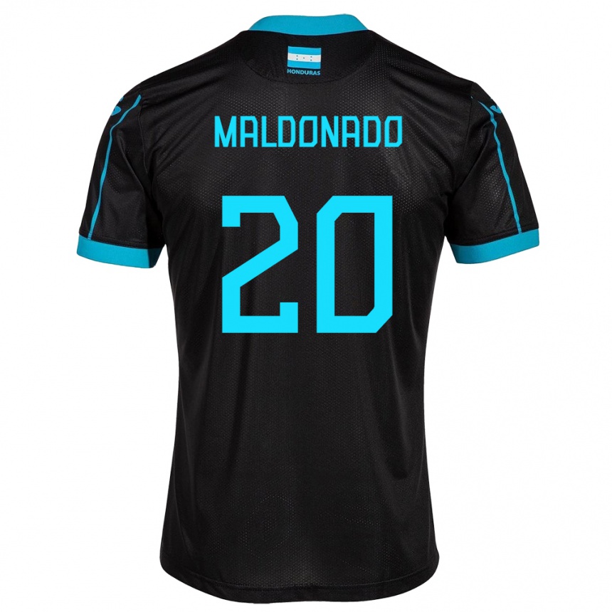 Kids Football Honduras Alessandro Maldonado #20 Black Away Jersey 24-26 T-Shirt Australia