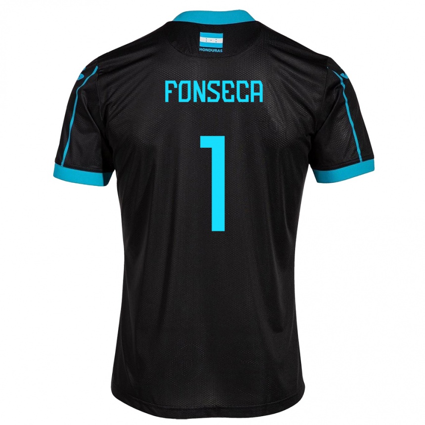 Women Football Honduras Harold Fonseca #1 Black Away Jersey 24-26 T-Shirt Australia