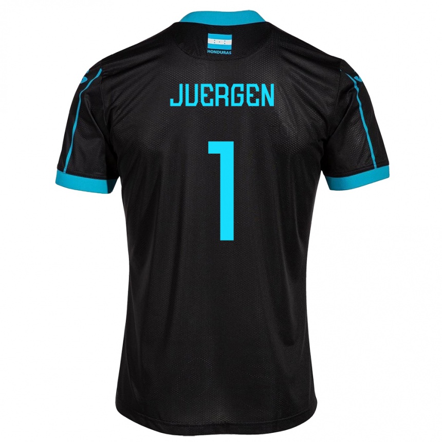 Women Football Honduras Juergen García #1 Black Away Jersey 24-26 T-Shirt Australia