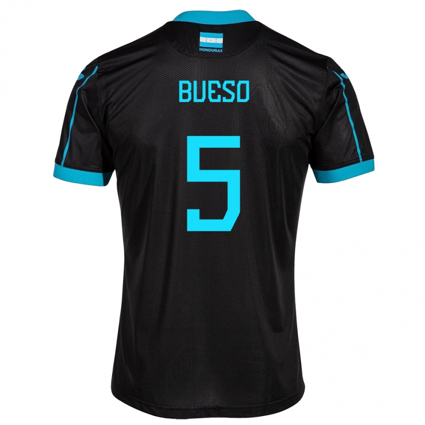 Women Football Honduras Jonathan Bueso #5 Black Away Jersey 24-26 T-Shirt Australia