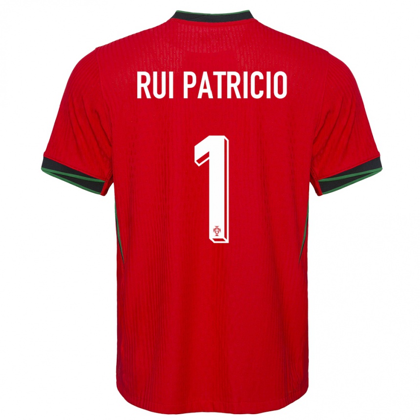 Kids Football Portugal Rui Patricio #1 Red Home Jersey 24-26 T-Shirt Australia