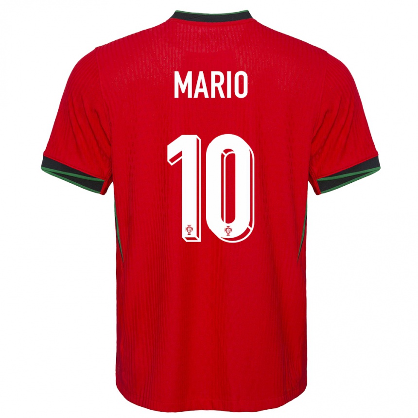 Kids Football Portugal Joao Mario #10 Red Home Jersey 24-26 T-Shirt Australia